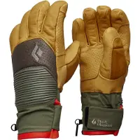 Black Diamond - Skihandschoenen - Impulse Gloves Beeswax Walnut voor Unisex - Maat S - Geel