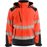 Blakläder 4400-2513 High Vis Lichtgewicht Softshell Winterjas High Vis Rood/Zwart maat XXXL heren