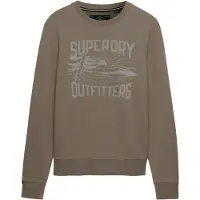 Superdry Sweatshirt 'Retro' donkergrijs