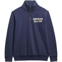 Superdry Sweatshirt 'Vintage Athletic' marine / wit