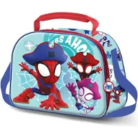 KARACTERMANIA Spiderman 3d Pirates 20x26x10 Cm Lunchzak