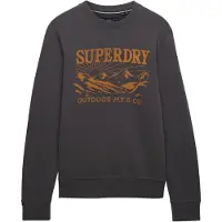 Superdry Sweatshirt geel / grijs