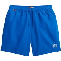Superdry Zwemshorts 'Essential' blauw / wit