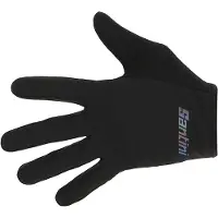 Santini Gravel MTB Long Gloves Black || Maat: XL
