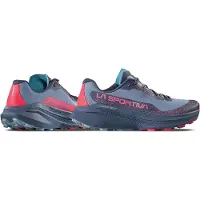La Sportiva - Trailschoenen - Prodigio 2 W Limestone/Azalea voor Dames van Gerecyclede materialen - Maat 37.5 - Blauw