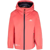 Trespass kinderregenjas Qikpac Jacket - Unisex opvouwbare jas Tp-75 Peach Blush-11/12
