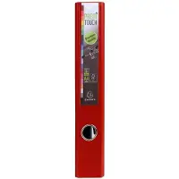 Exacompta Prem Touch Smal Ordner A4 50 mm Bordeauxrood 2 Ringen 53104E Kunststof Staand 10 Stuks