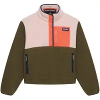 Superdry Trui olijfgroen / zalm roze / poederroze