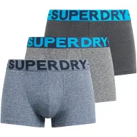 Superdry Boxershorts grafiet / basaltgrijs / grijs gemêleerd / zwart