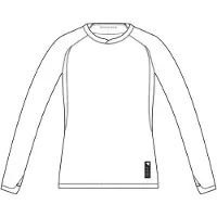 Endura - Women's Alltrack Roam L/S Tech Tee - Fietsshirt M, wit