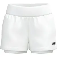 Jako One 2-In-1 Short Dames - Wit | Maat: 34