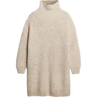 Superdry Gebreide jurk greige