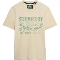 Superdry Shirt 'Retro Outdoor' sand / groen