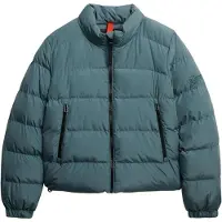 Superdry Tussenjas cyaan blauw