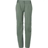 Vaude - Women's Farley Stretch Zip Off Pants II - Trekkingbroek 34 - Regular, olijfgroen