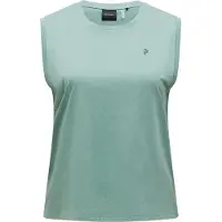 Peak Performance Explore Graphic Mouwloos T-shirt Groen S Vrouw