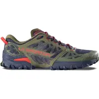 La Sportiva Bushido III, Cypress/Mountain Red, maat 45.5, ZFRS083E47R24455, - Heren trailrunningschoenen, lage uitvoering