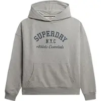 Superdry Sweatshirt 'Athletic Essentials' blauw / grijs gemêleerd