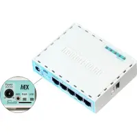 Mikrotik RB750GR3 bedrade router Gigabit Ethernet Turkoois, Wit
