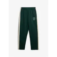 Superdry Broek 'Athletic Club' donkergroen / offwhite