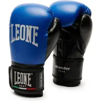 Leone1947 Thunder Artificial Leather Boxing Gloves Blauw 10 oz