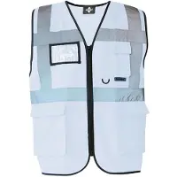 Korntex KX802 Executive Multifunctional Safety Vest Berlin - Wit