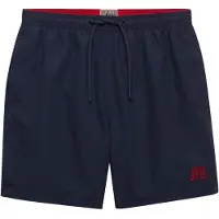Superdry Zwemshorts 'Essential' marine / rood