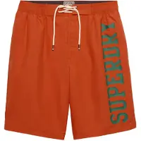 Superdry Zwemshorts groen / oranje