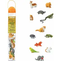 Safari Ltd. Huisdieren TOOB - 12 Figuren van Huishoudelijke Huisdieren - Educatief Speelgoed voor Kinderen 3+