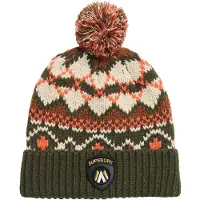 Superdry Kids Aprés Ski gebreide muts groen (OSFA), Casual, Acryl, Duurzaam, kinderkleding Y9010190A