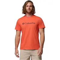 Columbia Csc Basic Logo T-shirt Met Korte Mouwen Oranje XL Man