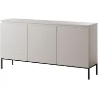 NADUVI Collection Dressoir Kate 3 deurs | spaanplaat beige 150x77x35 cm dressoirs | NADUVI