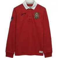 Superdry Shirt donkerblauw / goud / rood