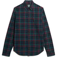 Superdry Overhemd groen / rood / zwart