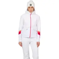 Rossignol Wispile Fleece Met Volledige Rits Wit L Vrouw