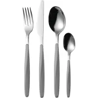 Guzzini 24 Piece Cutlery Set My Fusion Grey