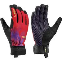 LEKI Handschoen Unisex Neotrail Storm Red/Violet/Neon Yellow-8
