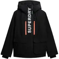 Superdry Functionele jas koraal / zwart / wit