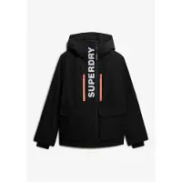 Superdry Functionele jas koraal / zwart / wit
