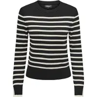 ONLY Trui 'ONLKalana' zwart / wit
