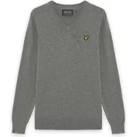 Lyle & Scott Trui ' Golf V Neck Pullover ' grijs gemêleerd