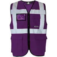Korntex KX802 Executive Multifunctional Safety Vest Berlin - Paars
