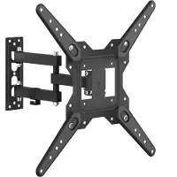 Acropaq Wall Mount TV - Up to 55 inches, With VESA size - Brackets rotatable and tiltable - Black - ACROPAQ