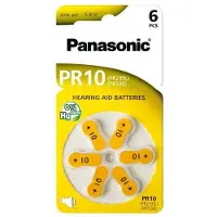 Panasonic 60 Stuks (10 Blister a 6st) 10 MF Gehoorapparaat batterijen