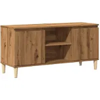 vidaXL Tv-meubel 102x35x50 cm bewerkt hout artisanaal eikenkleur