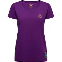 La Sportiva Climbing On The Moon T-shirt Met Korte Mouwen Paars M Vrouw