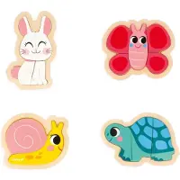 Janod - Puzzel tuin - Houten puzzelset