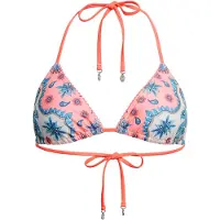 Superdry Dames Triangel bikinitop roze (M), Strandkleding, Gerecycled polyester, Duurzaam W3010397A