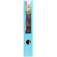 Exacompta Prem Touch Smal Ordner A4 50 mm Lichtblauw 2 Ringen 53102E Kunststof Staand 10 Stuks