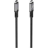 Aisens A107-0989, 4 meter, USB-C, USB-C, USB 3.2 Gen 2 (3.1 Gen 2), 10 Gbit/s, Zwart